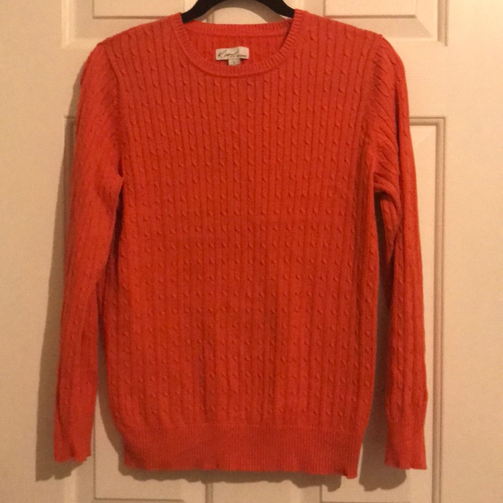 Peach light knit sweater